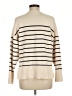 Zara Stripes Ivory Turtleneck Sweater Size M - photo 2