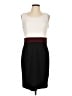 Studio One Color Block Burgundy Cocktail Dress Size 10 - photo 1