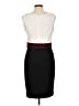 Studio One Color Block Burgundy Cocktail Dress Size 10 - photo 2