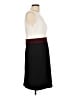 Studio One Color Block Burgundy Cocktail Dress Size 10 - photo 4