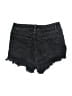 Zara Stars Black Denim Shorts Size 6 - photo 2