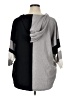 Aaeda Color Block Gray Poncho Size 1X - photo 2