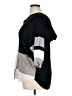 Aaeda Color Block Gray Poncho Size 1X - photo 5