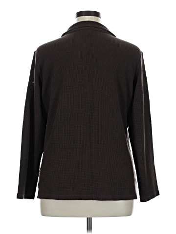 Quacker Factory Long Sleeve Button-Down Shirt (view 2)