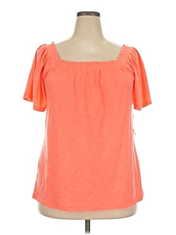 St. John's Bay Short Sleeve Top (view 1)