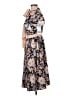 Unique Vintage Floral Pink Casual Dress Size M - photo 5