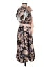 Unique Vintage Floral Pink Casual Dress Size M - photo 4