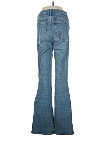 Madewell Skinny Flare Jeans in Fairson Wash (view 2)