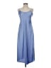 J.Crew 100% Polyester Solid Blue Casual Dress Size 4 - photo 1