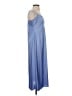 J.Crew 100% Polyester Solid Blue Casual Dress Size 4 - photo 4