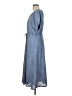 Assorted Brands Polka Dots Blue Casual Dress Size L - photo 5