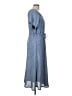 Assorted Brands Polka Dots Blue Casual Dress Size L - photo 4