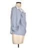 Elle Blue 3/4 Sleeve Blouse Size L - photo 4