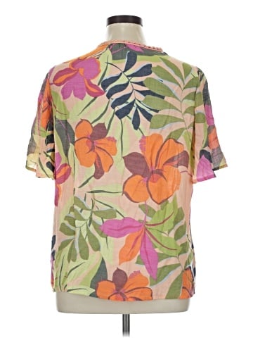 Sharagano Short Sleeve Blouse (view 2)