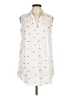 For Cynthia Ivory Sleeveless Blouse Size L - photo 1