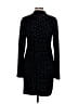 H&M Polka Dots Black Casual Dress Size L - photo 2