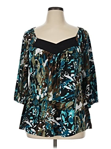 Jaclyn Smith 3/4 Sleeve Blouse (view 1)