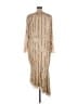 Mac Duggal 100% Polyester Metallic Gold Cocktail Dress Size 20 - photo 2