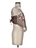 Thirty/Thirty 100% Polyester Brown Sleeveless Top Size S - photo 4