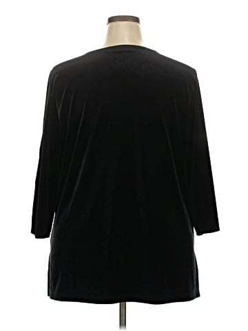 Susan Graver 3/4 Sleeve Top (view 2)