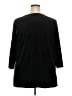 Susan Graver Black 3/4 Sleeve Top Size 2X - photo 2