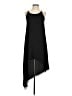 BCBGMAXAZRIA 100% Polyester Solid Black Casual Dress Size XXS - photo 1