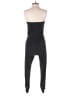 Almost Famous Metallic Black Jumpsuit Size M - photo 2