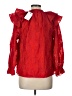 Sugarlips 100% Polyester Red 3/4 Sleeve Blouse Size L - photo 2