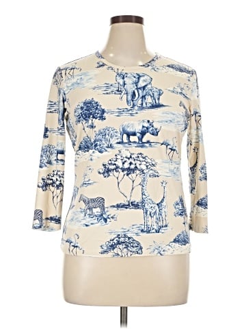 J. McLaughlin 3/4 Sleeve Blouse (view 1)