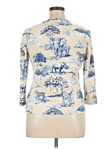 J. McLaughlin 3/4 Sleeve Blouse (view 2)