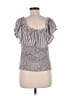BCX Gray Short Sleeve Top Size M - photo 2
