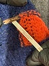 Free People Color Block Orange Wool Pullover Sweater Size XS - photo 7