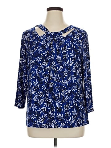 Kasper 3/4 Sleeve Blouse (view 1)
