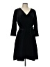 J.Jill Solid Black Casual Dress Size Lg Petite - photo 1