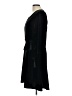 J.Jill Solid Black Casual Dress Size Lg Petite - photo 5