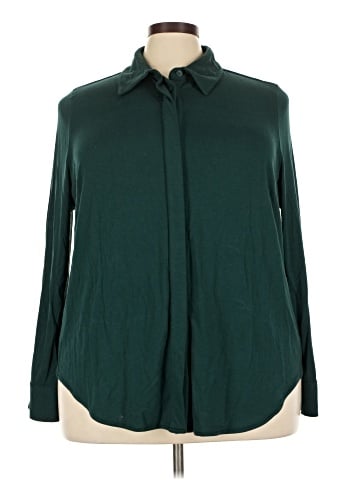 Universal Standard Long Sleeve Polo (view 1)