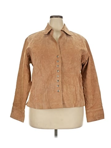 Coldwater Creek Leather Jacket (view 1)