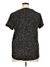 Olive and Oak Polka Dots Black Short Sleeve Blouse Size XL - photo 2