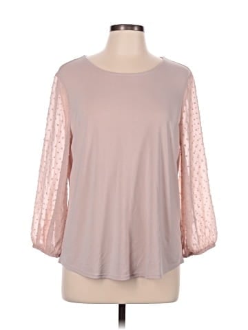 Adrianna Papell 3/4 Sleeve Top (view 1)