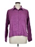 Chico's Design 100% Polyester Polka Dots Purple Long Sleeve Blouse Size XL (3) - photo 1