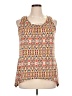 AB Studio Orange Sleeveless Blouse Size XL - photo 1