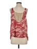 Tiny Red Sleeveless Blouse Size S - photo 1