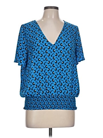 MICHAEL Michael Kors Short Sleeve Blouse (view 1)
