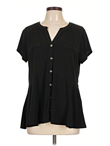 Dana Buchman Short Sleeve Blouse (view 1)