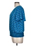 MICHAEL Michael Kors 100% Polyester Blue Short Sleeve Blouse Size L - photo 5