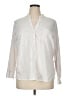 Calvin Klein 100% Cotton White 3/4 Sleeve Button-Down Shirt Size 1X - photo 1