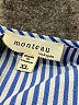Monteau Blue Short Sleeve Top Size XL - photo 7