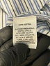 Caslon 100% Cotton Stripes Blue Short Sleeve Blouse Size M - photo 8