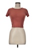 Caution to the Wind Orange Short Sleeve Top Size M - photo 1