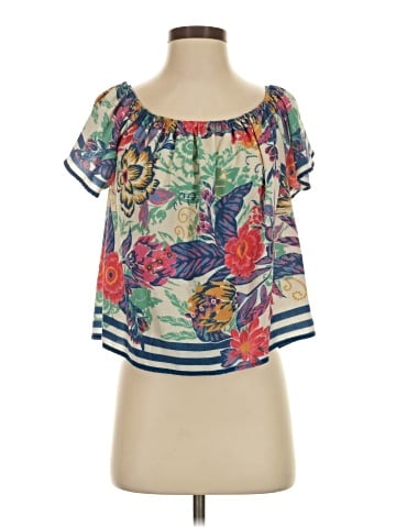Flying Tomato Short Sleeve Blouse (view 1)
